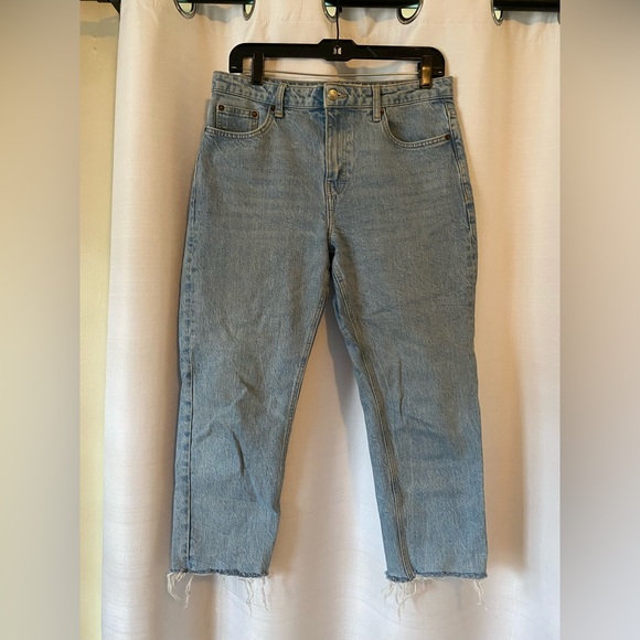 Topshop Raw Hem Crop Straight Jeans (Petite) - Picture 12 of 12